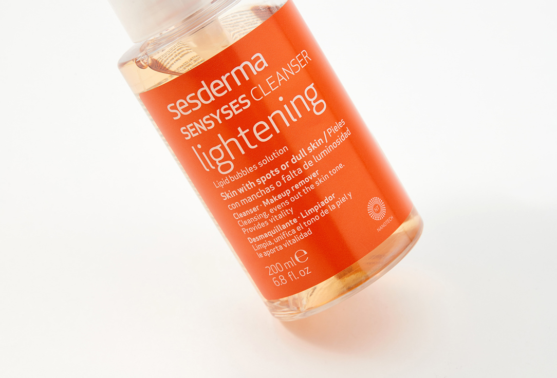 Sesderma make up remover for spotted & dull skin Sensyses lightening cleanser