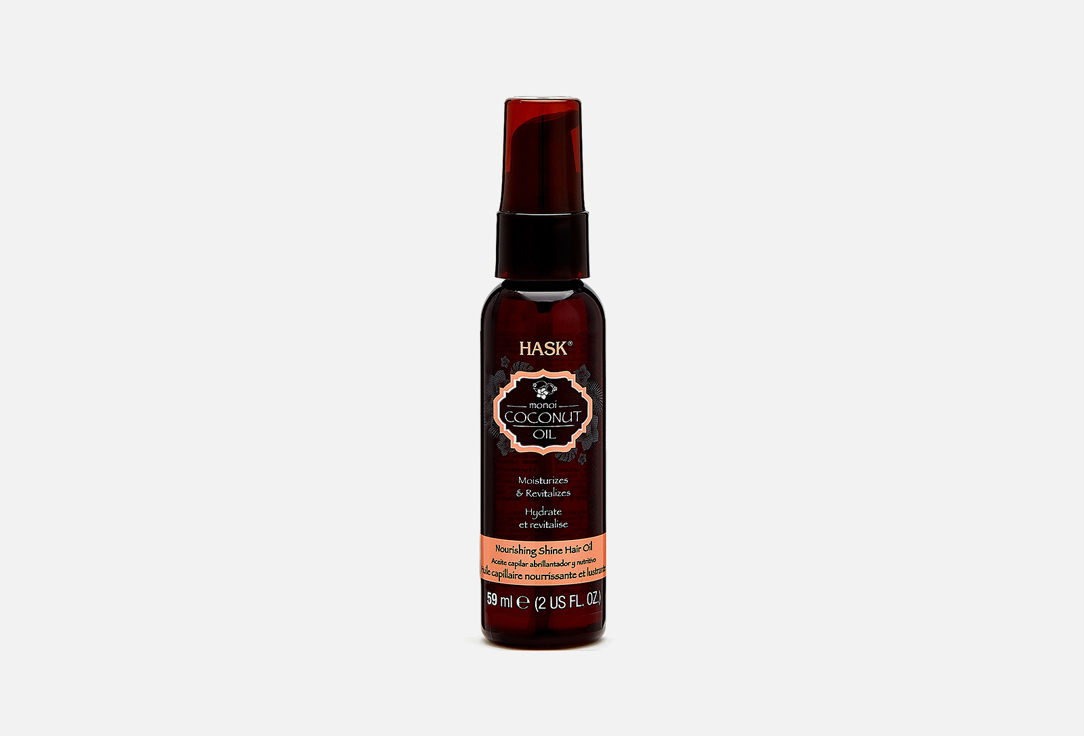 Hask Moisturizing & Shine Hair Oil Monoi Coconut Oil