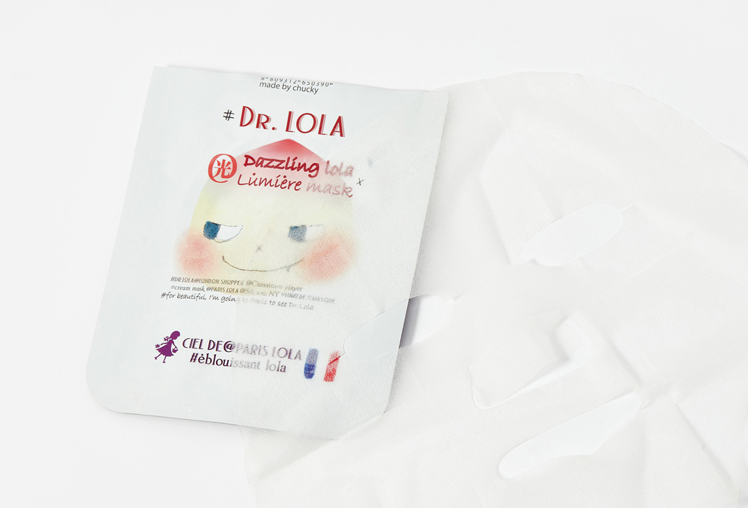 Dr. Lola Face sheet Masks Dazzling lola lumiere