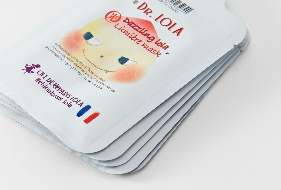 Dr. Lola Face sheet Masks Dazzling lola lumiere