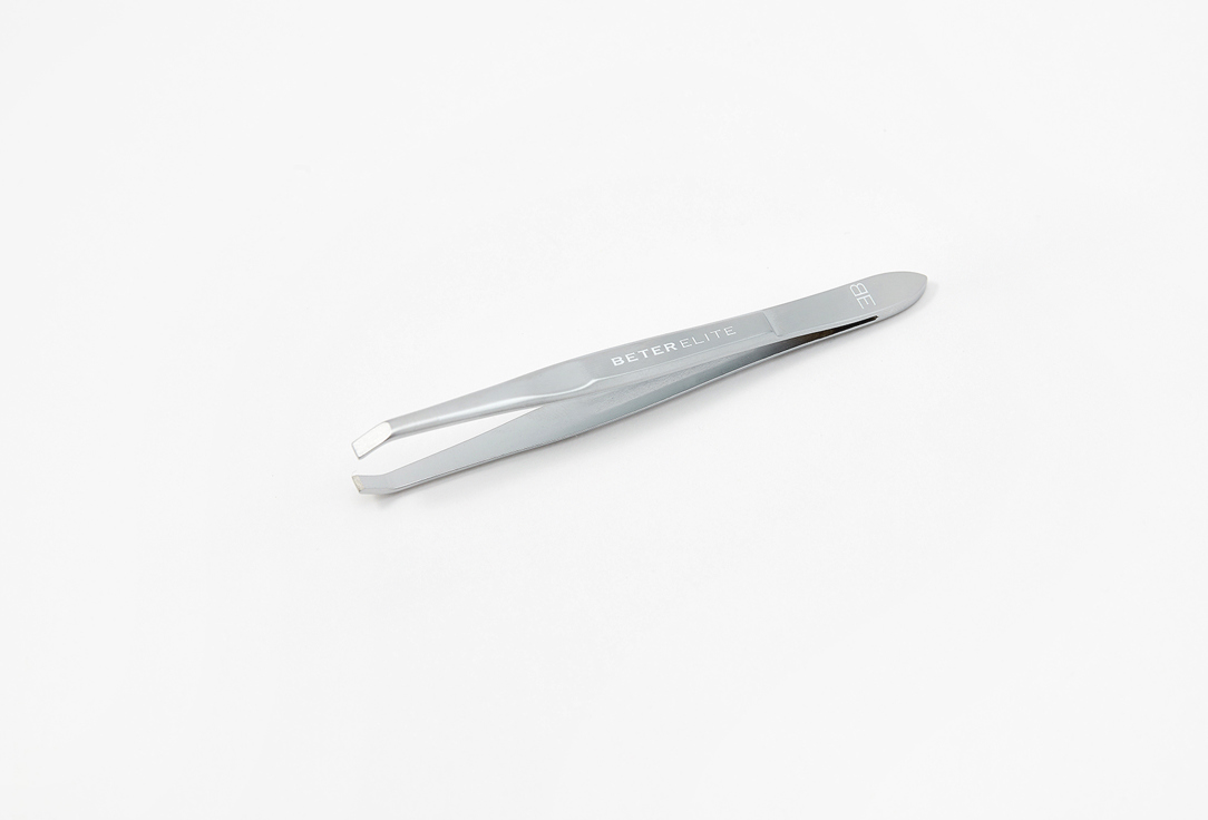 Beter Eyebrow Tweezers Elite Matte-Finished Tweezers, Straight/Crab Tip