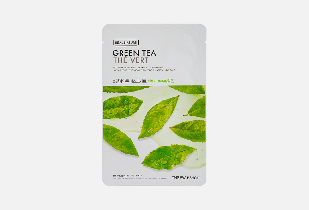 THE FACE SHOP Face Mask Real nature Green tea