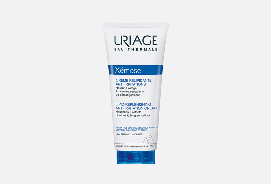 Uriage Protective face cream soothes itching that cause scratching due to drynes Xemose