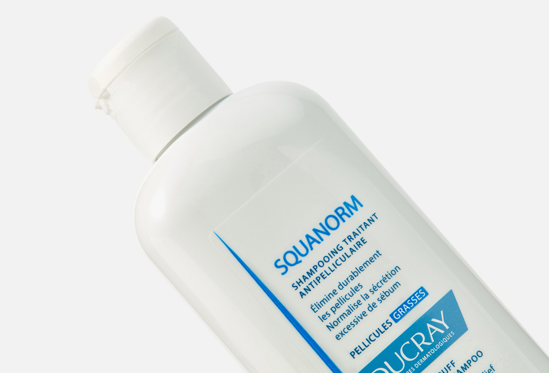 Ducray Shampoo for hair from oily dandruff  Squanorm 