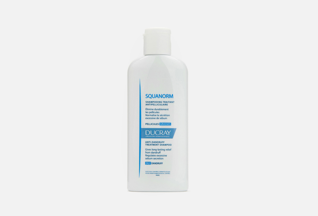 Ducray Shampoo for hair from oily dandruff  Squanorm 