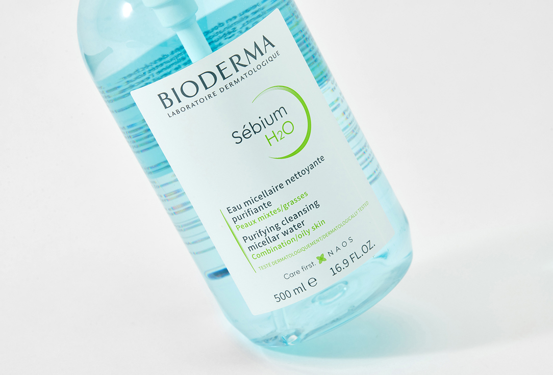 Bioderma Micellar cleansing water for oily and combination and problem skin Sebium H2O