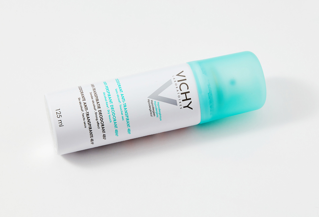 Vichy No Marks Anti-Perspirant Regulates excess sweating Spray Deodorant  48 Hours