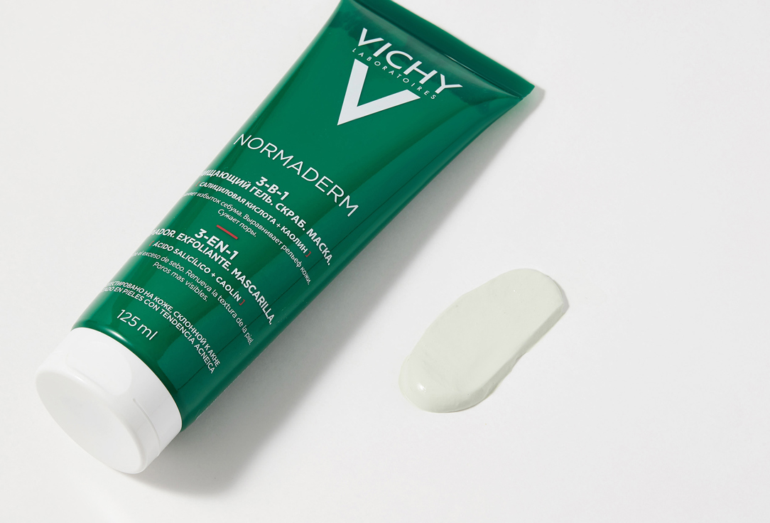 Vichy 3 in 1 Cleanser face Scrub & Mask Normaderm 