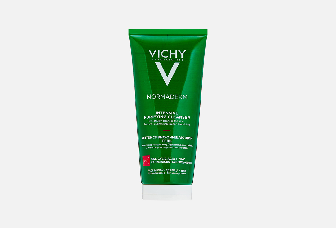 Vichy Cleansing gel for problem skin reduces skin oiliness without drying and protects it Normaderm Phytosolution