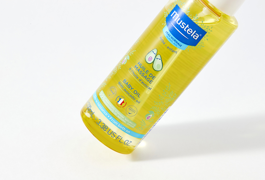 Mustela Baby Massage Oil hydrates the skin Moisturizing