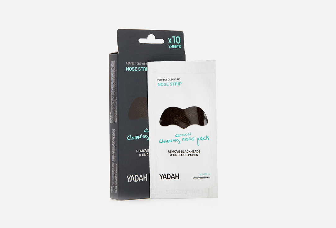 Charcoal Cleansing Patches Yadah CHARCOAL CLEANSING NOSE PACK 